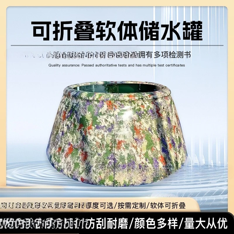 Foldable Soft PVC Fire Fighting Forest Emergency Mobile Water Reservoir Water Tank