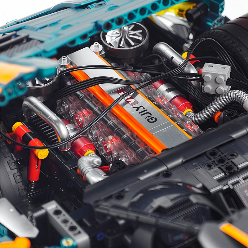 

3 to 7 Days GULY 10647 Unique Technical MOC Super Sports Car Building Blocks Set Model Bricks DIY Toys for Chrismas Gifts Kids