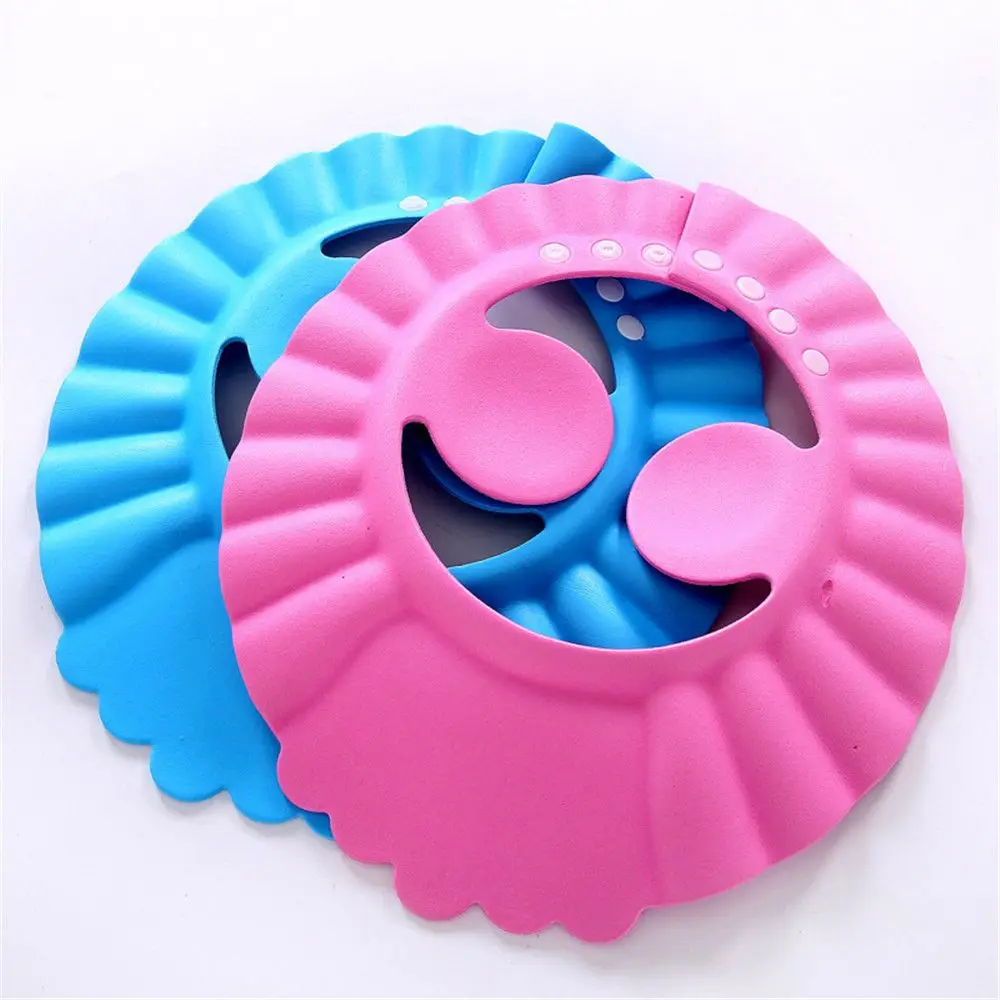 Ear Protection Fashion Waterproof Portable Adjustable Bath Visor Shampoo Hat Wash Hair Shield Baby Shower Caps
