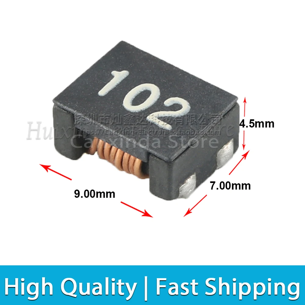 5pcs ACM9070 SMD Common Mode Filter For Power Line 300ohm 500ohm 700ohm 1000ohm 4A 5A 6A Current Inductor Choke Coil 9x7mm