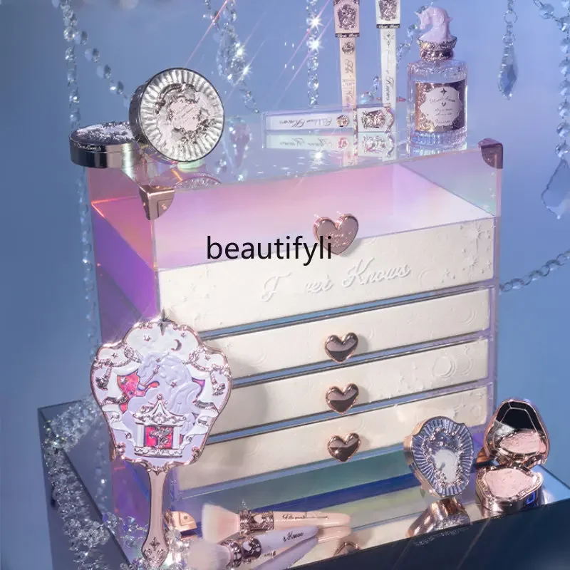 

yj Unicorn Full Set Makeup Gift Box Lip Lacquer Blush Perfume