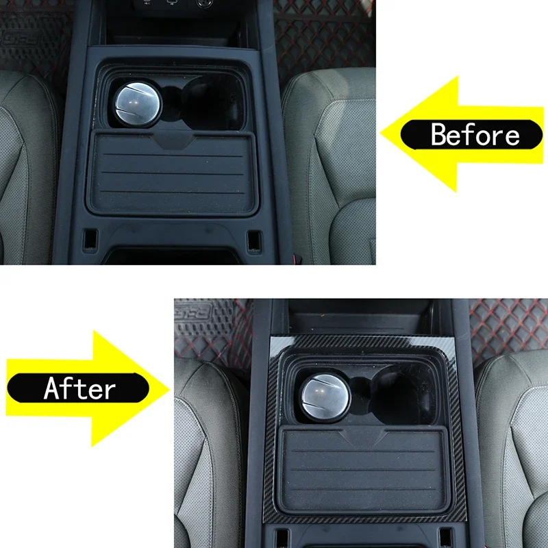 For 2020-2024 Land Rover Defender 110 ABS car central control storage box outer frame decorative stickers interior accessories