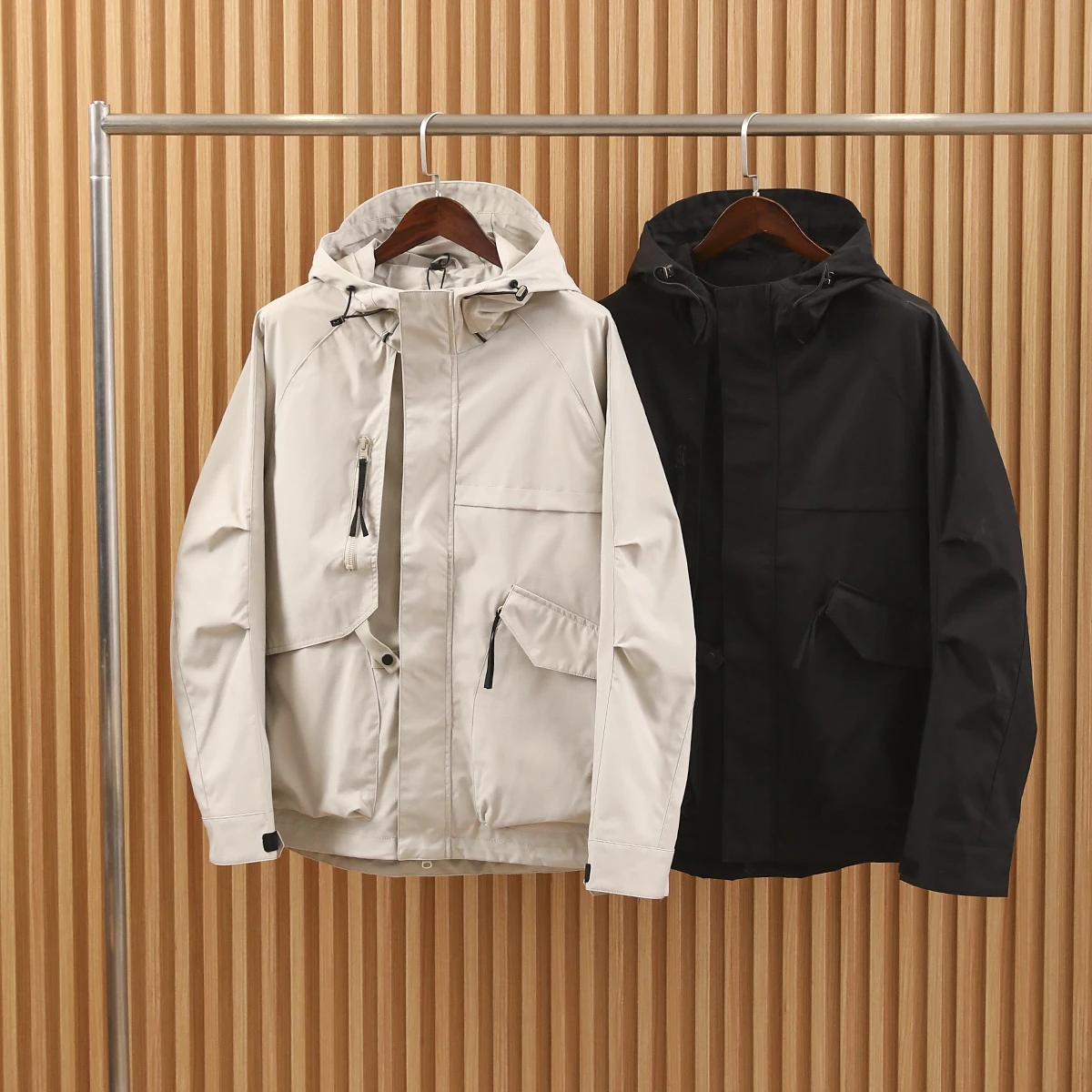 

Strongly Recommended Men's Casual Windproof Workwear Sle Mountain Series Jaet Spring Faion Urban Stand Fit Long S...