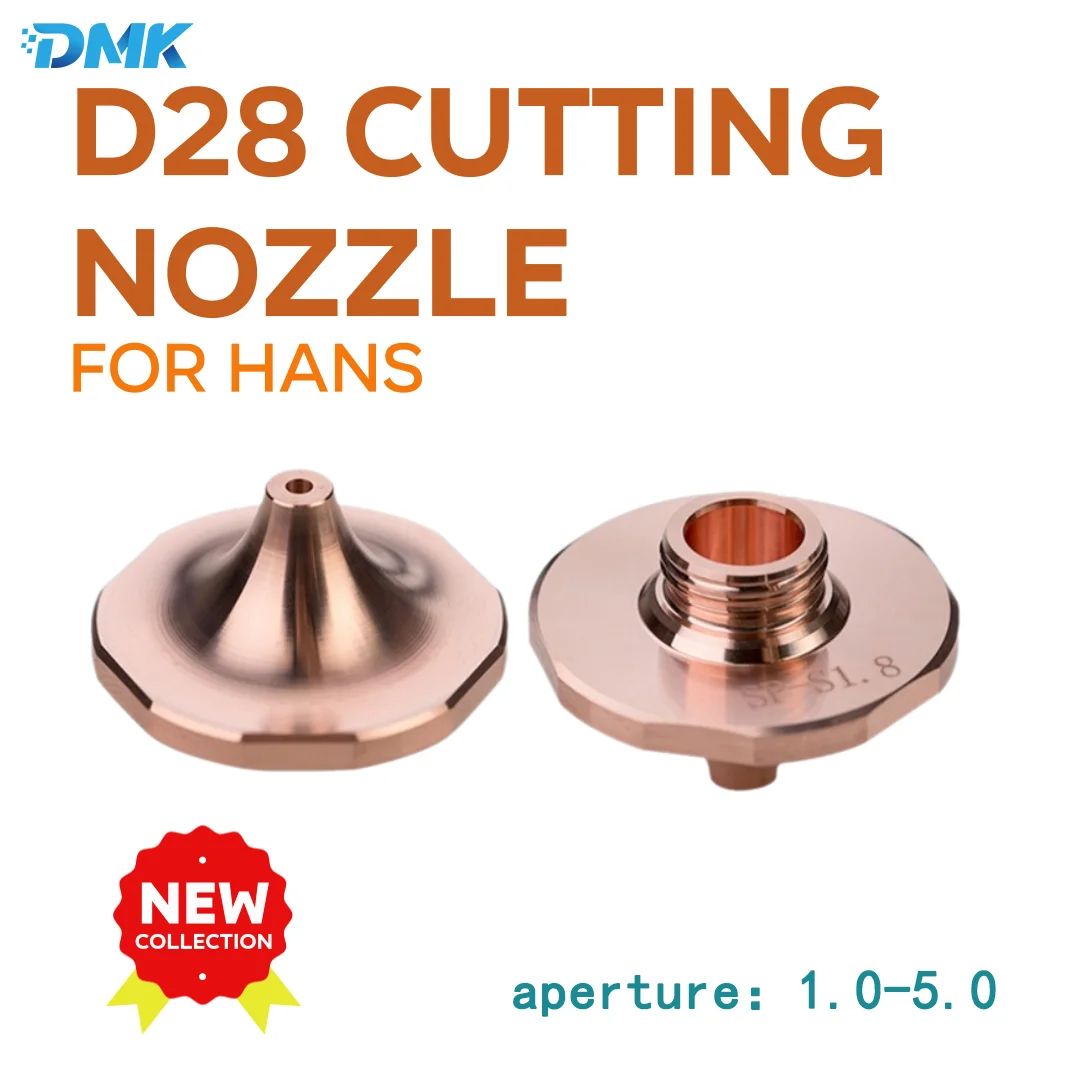 HANS Laser High Speed SP Cutting Nozzle D28 High Power Cutting Nozzles With Stepped Copper Lace Nozzle single Layer For HANS