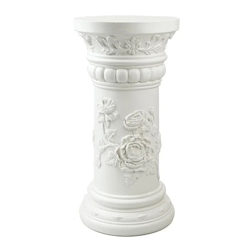 HYS retro Roman column flower pot outdoor courtyard garden decoration ornament villa entrance balcony living room large
