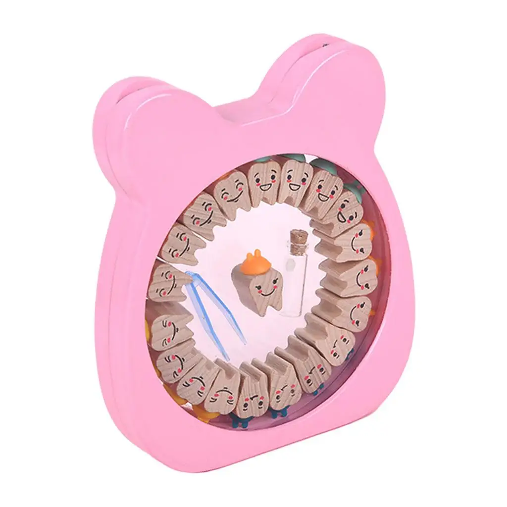 Kids Milk Teeth Organizer Box with Animal Patterns Keepsake Holder for First Tooth Collection Memory Gifts