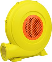 450W radial fan, 220-240V, portable air pump with handle for inflatable mattresses, water slides, or bounce castles.