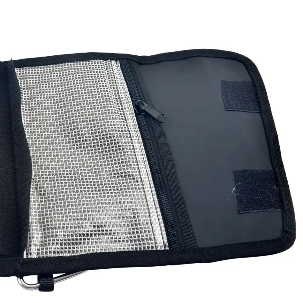 Waterproof Fishing Lures Bag PVC Inner Bag Partitioned Luya Fake Bait Bag Storage Wallet Sorting Bags Baits Carry Bag
