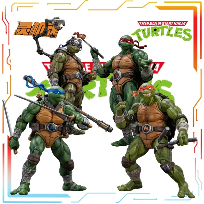 

Готовый продукт Lingji Soul, подвижная изысканная серия кукол, подростковая черепаха, Микеланджело, аниме-игрушки, модель, праздничный подарок для мальчиков