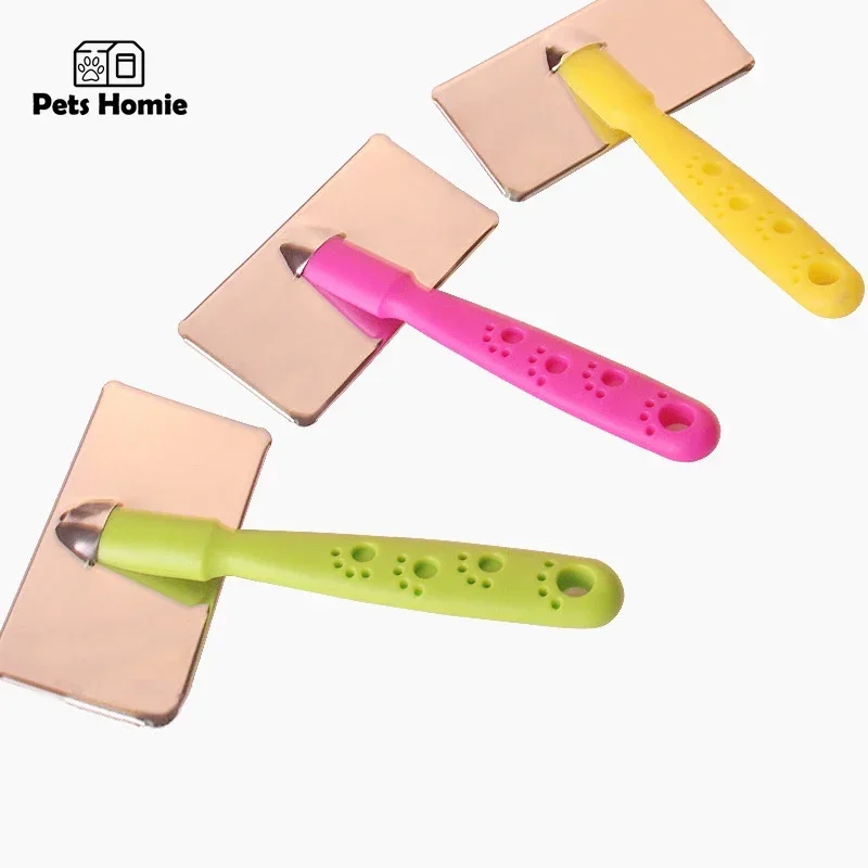 Pet Dog Comb Hair Removal Stainless Stee Knot Grooming Comb Puppy Dog Accessories Brush Needle Comb Dog Supplies Pets Cleaning