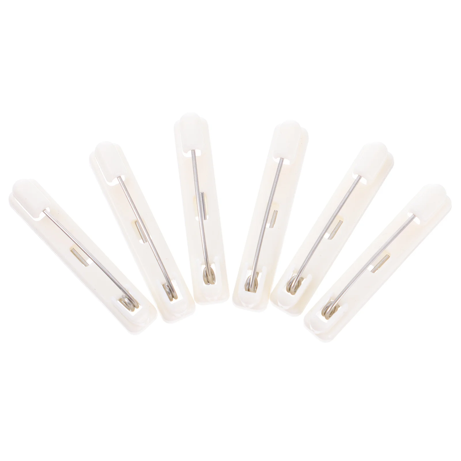 

300 pcs Work Number Lightweight Compact For Office Restaurant Embossed Brooches Bar Badge Plastic Backpack Badge Brooch Decor