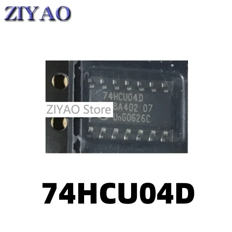 5PCS 74HCU04 74HCU04D