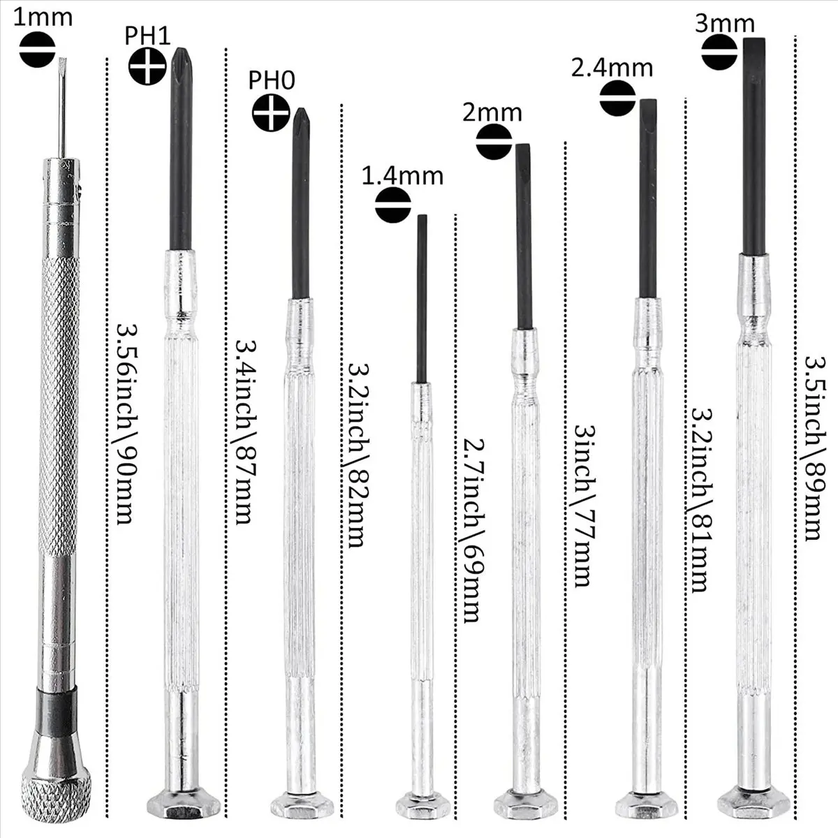 Carefree- 3 Set Eyeglass and Sunglasses Kit,Glasses Screws Kit & Nose Pads with 18 Pcs Screwdrivers and 3 Pcs Tools for Glasses