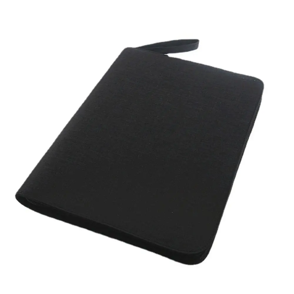 

Fashionable Pen Container Bag Large Capacity Fountain Pencil Case Zipper Dustproof 4 Colors Canvas Student Stationery