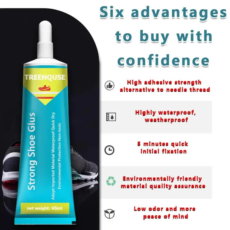 1 ชุดซ่อมรองเท้ากาว 65ML กาวยางนุ่มกระดาษทรายยางสําหรับรองเท้าผ้าใบ BOOT