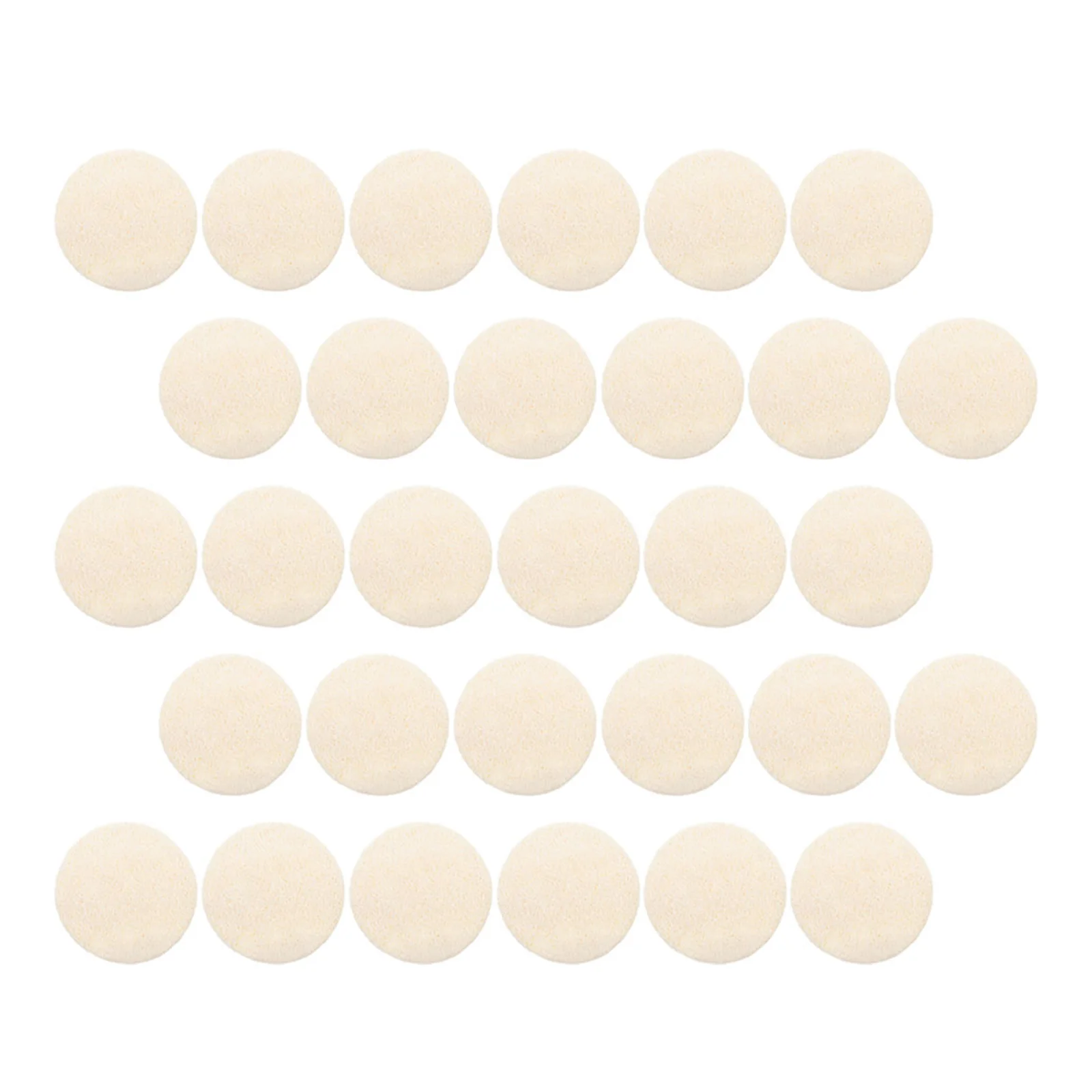 50 Stück Natürlicher Luffa Gesichtsreiniger 2,2x2,2 Exfolierende Gesichtsreinigungspads Make-up-Entferner Weicher Duschschwamm für Alle Hauttypen