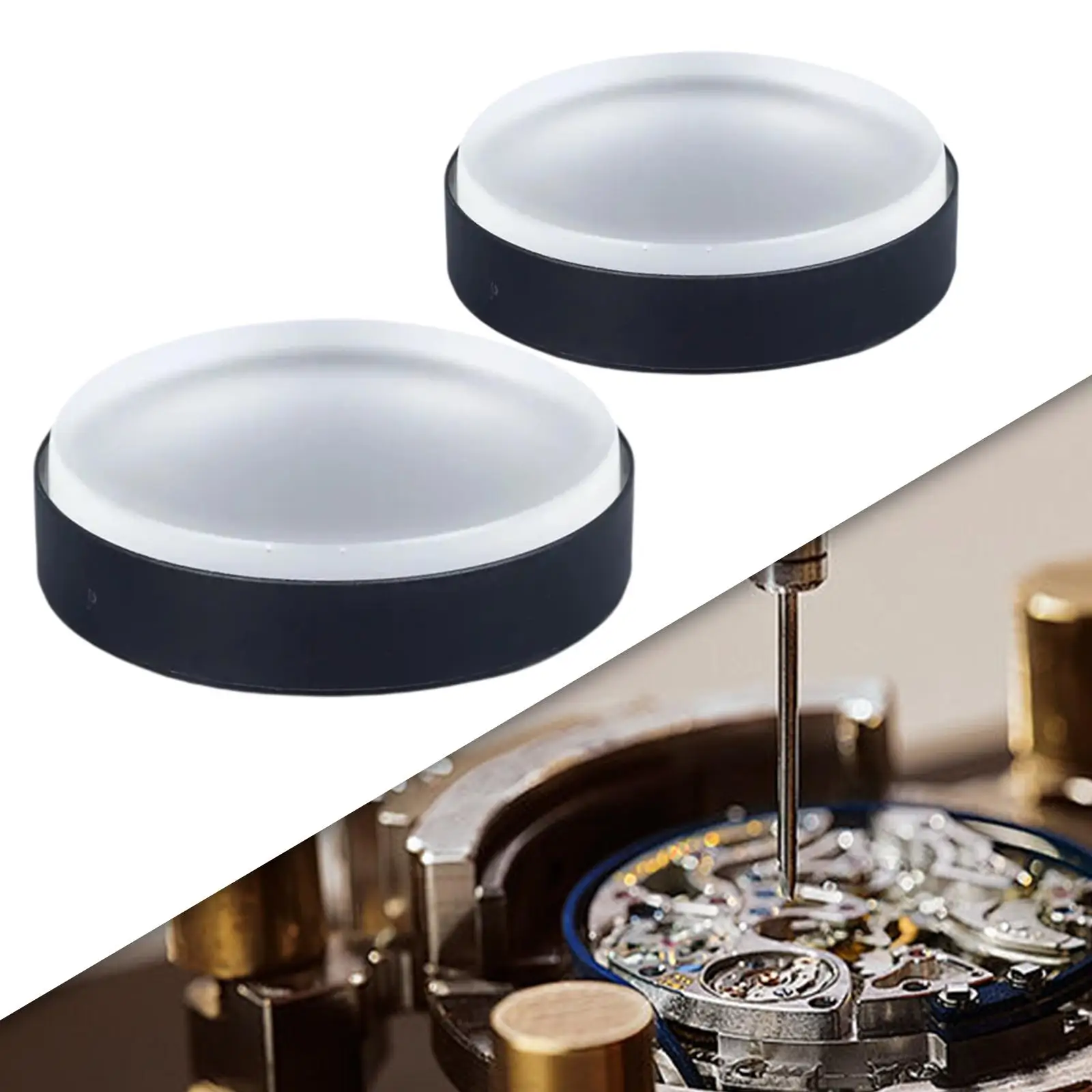 Watch Case Casing Cushion Tool, Non Scratching Slip Resistant Secure Watch Repair Cushion for Watch Case Work