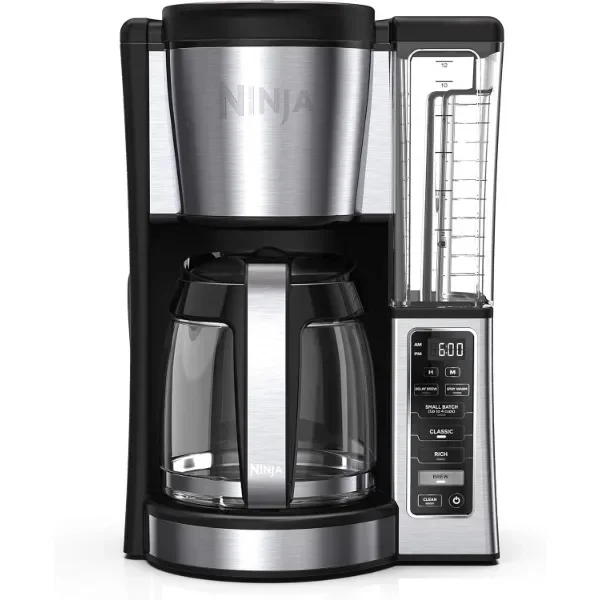 Ninja 12-Cup Programmable Coffee Brewer, 2 Brew Styles, Adjustable Warm Plate, 60oz Water Reservoir, Delay Brew