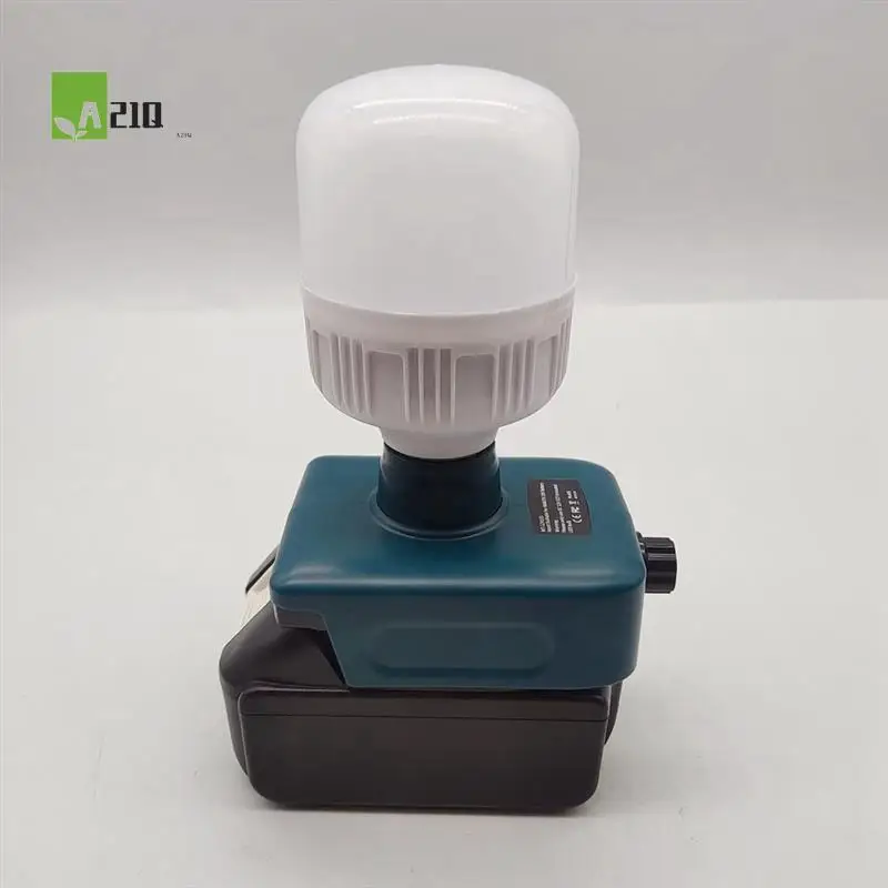 

A21Q -Cordless Table Lamp Desktop Emergency Light LED Work Lights Flashlights 12W For Li- Battery