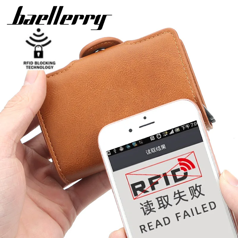 RFID Protection Men Credit Card Holder Double Aluminium Box Metal Case Crazy Horse Leather Anti Theft ID Travel Wallet For Women