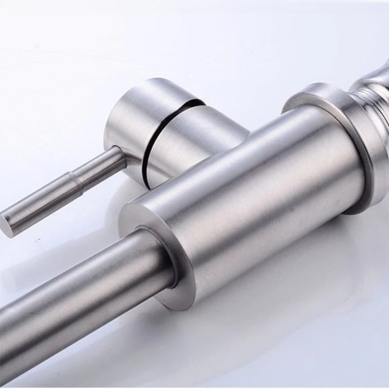 304 stainless steel faucet, hot and cold rotatable faucet, kitchen sink tap