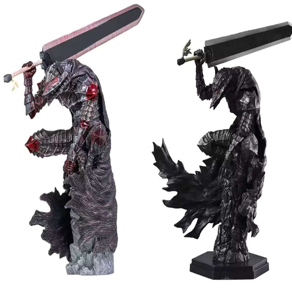

Berserk Guts L Anime Figure Guts Berserker Armor Action Figure Berserk Black Swordsman Figurine Collectible Model Doll Toys