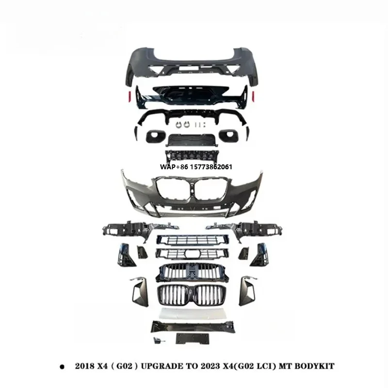 

Body Kit Suitable for X4 Surround G02 Pre Facelift Later 22 MT Front and Rear Bars Side Skirt Tail Throat Large Surround