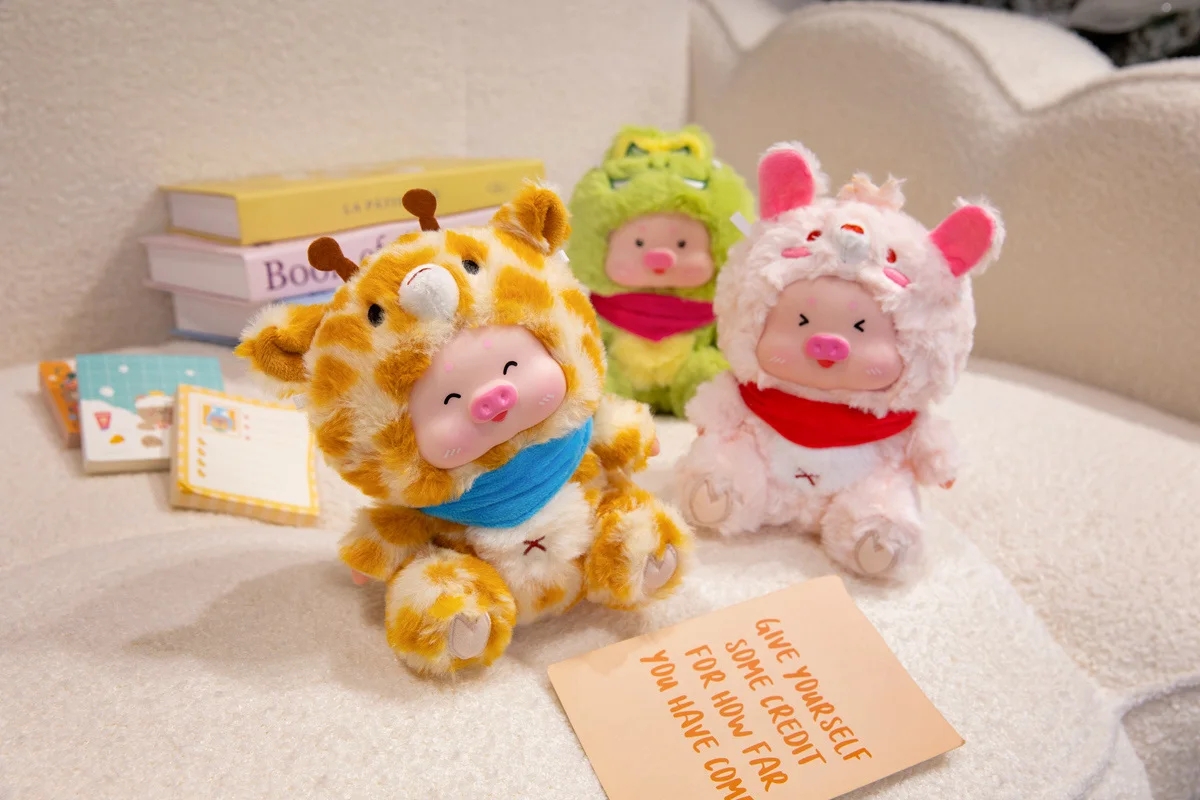 ตุ๊กตากระเป๋าตุ๊กตากล่องตาบอด,Star Pig Treasure Paradise Series, น่ารัก 7 ของเล่นสะสมลึกลับที่เป็นไปได้, ของขวัญที่ดีที่สุด