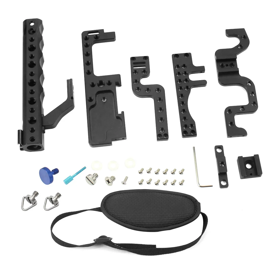 Kamera Käfig Rig GH3 GH4 GH5 Schutz Gehäuse Fall Top Griff Grip für Panasonic Lumix DSLR Video Stativ Verlängerung Kit – Detail 15