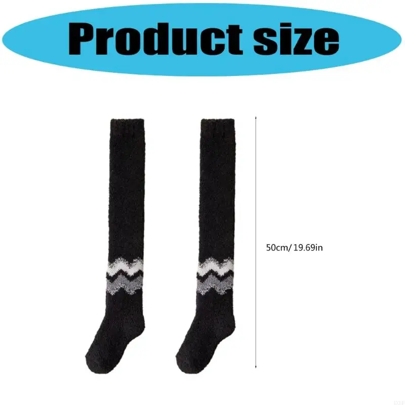 جوارب حرارية عالية لدعم الحمل للركبة للنساء الحوامل، جوارب شتوية دافئة #6