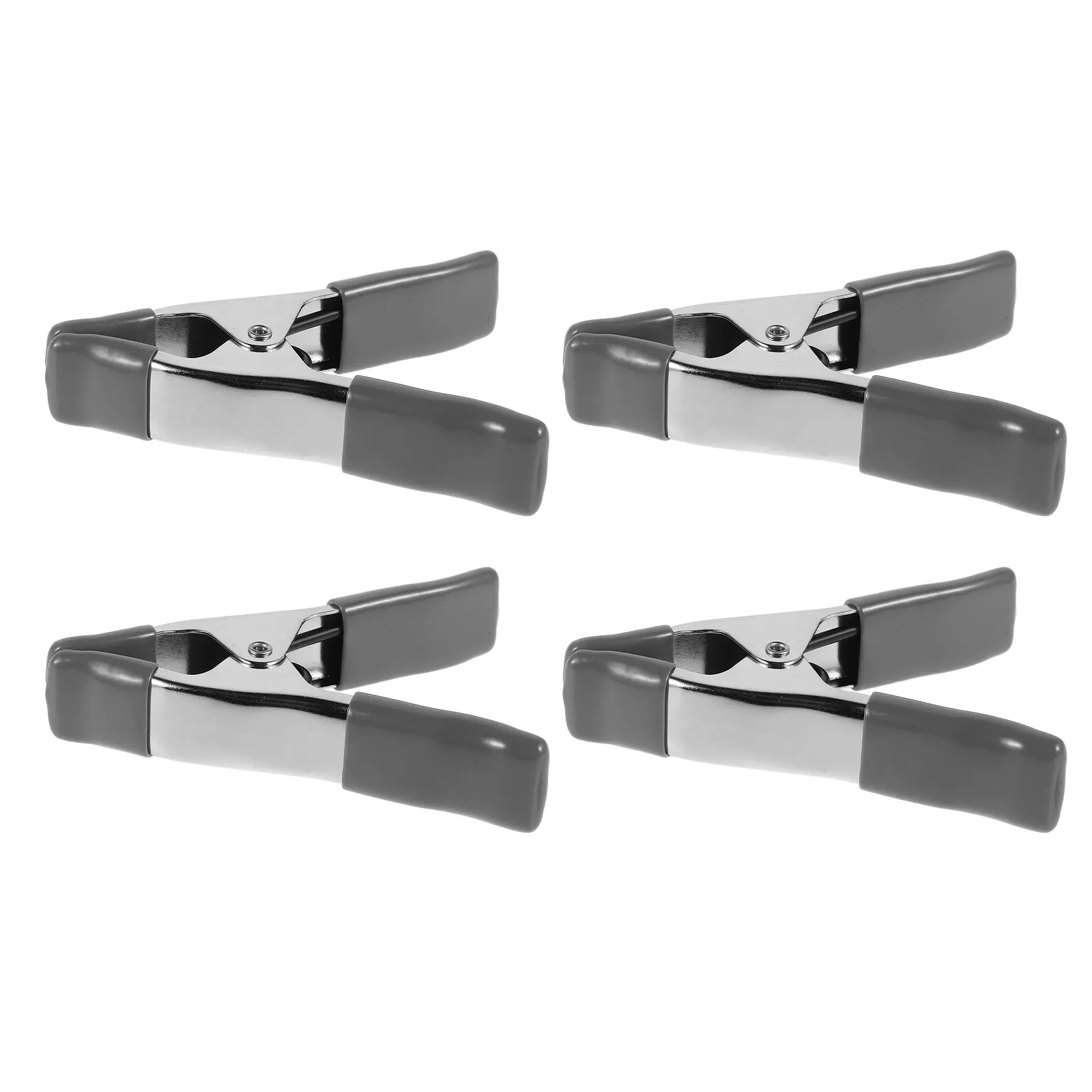 4Pcs Heavy Duty Metal Spring Clamps for Woodworking, DIY, Photography Backdrops – Carbon Steel, Strong Reliable Support