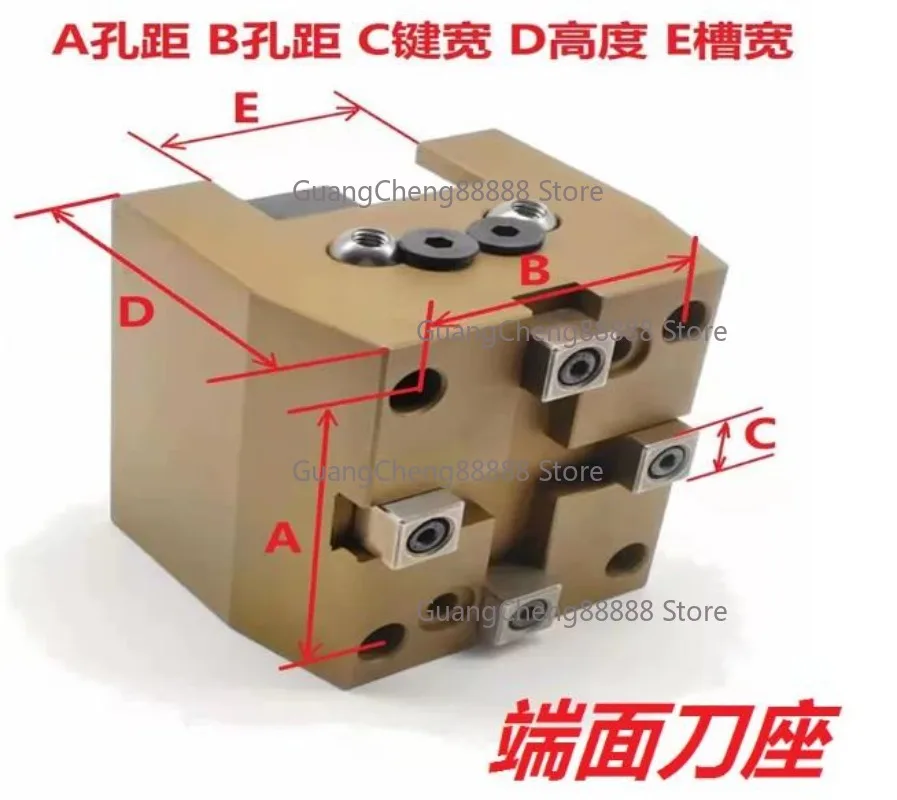 BMT40 BMT45 BMT55 BMT65 CNC Lathe Turret Tool Block Turning Milling Turret Cylindrical Boring End Face Fixed Tool Holder