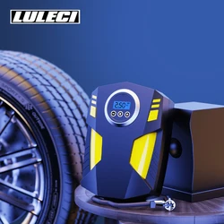 LULECI Portable Automobile Air Compressor Digital Tire Inflation Pump LED Lamp Tire Compression Pump Compressor For Car Motorcy