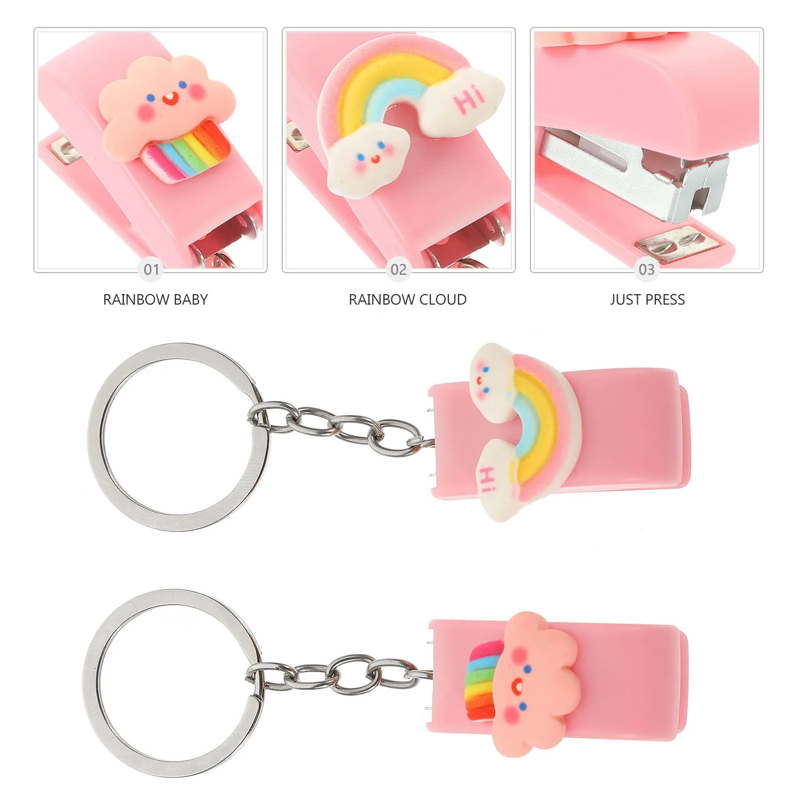 1 مجموعة 1 مجموعة دباسة صغيرة خفيفة الوزن المدمجة مكتب معدني دباسة لمكتب المدرسة المنزل الصغيرة المحمولة ورقة دباسات الإبداعية #2