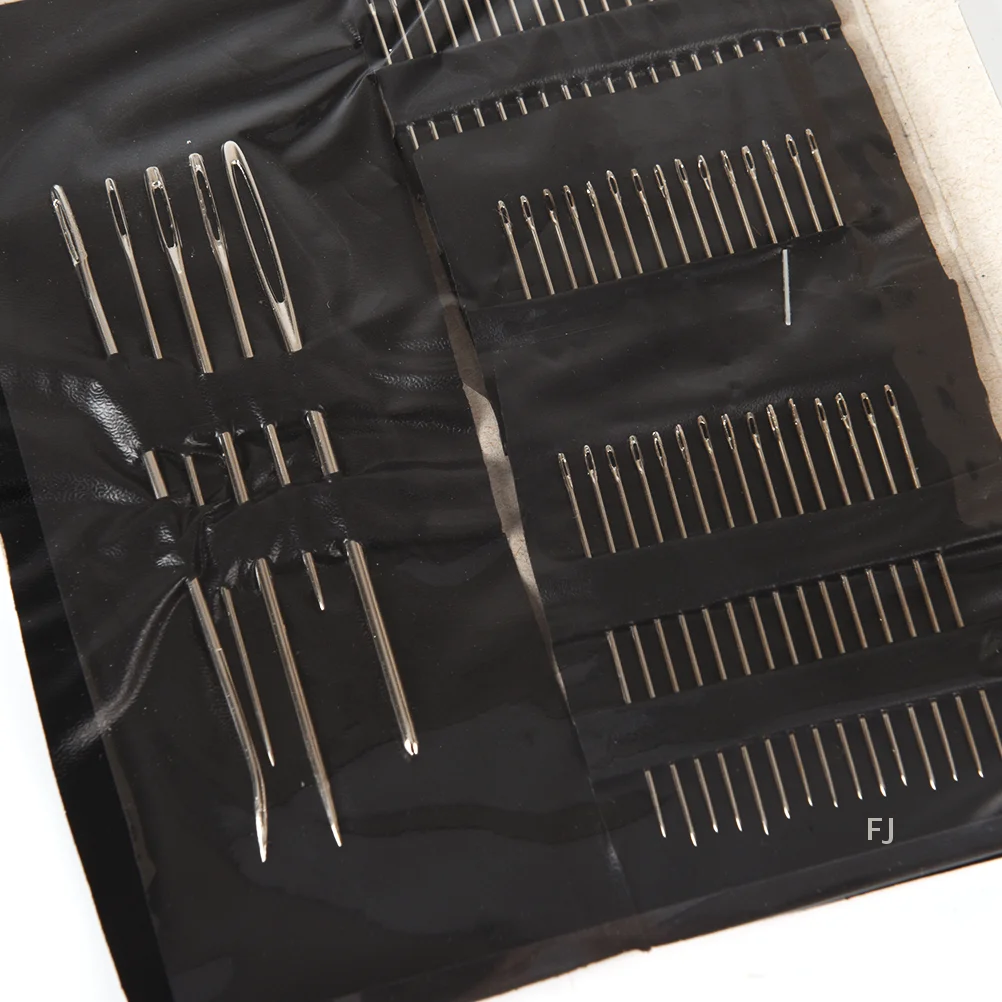 

[YU]New Style 1 Set(55PCs) Stainless Steel Sewing Needles Sew Pins Home DIY Crafts Household Tools
