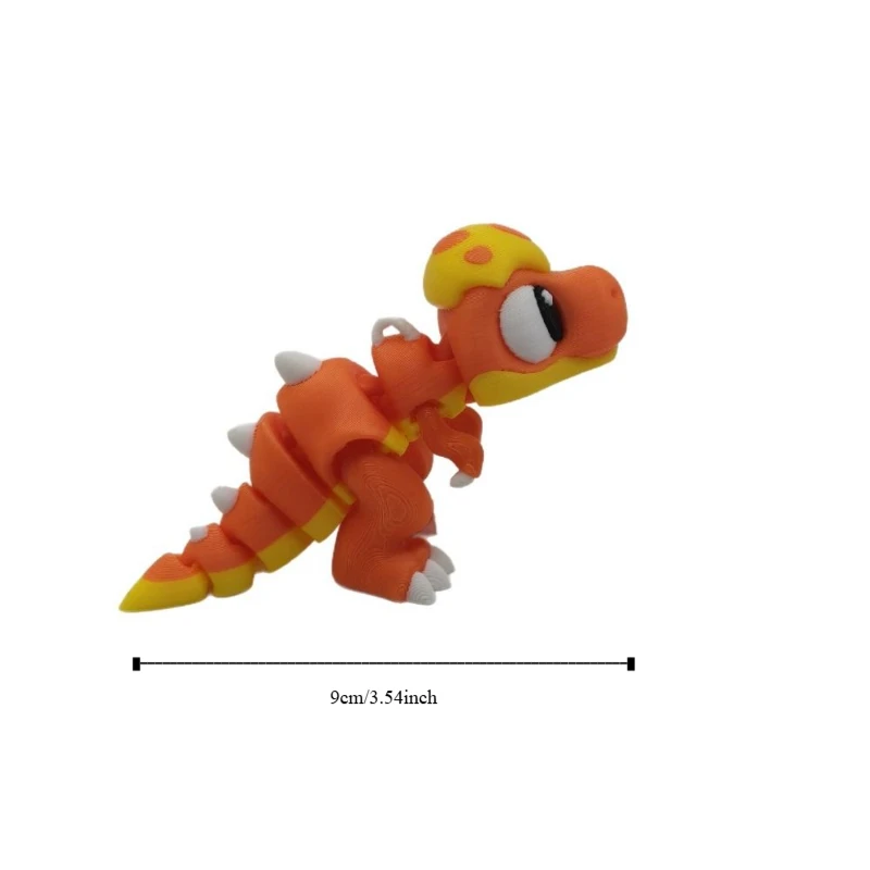 Giunti mobili Stampato in 3D Drago Realistico Cartoon Figurina artigianale del drago articolato ruotabile in 3D