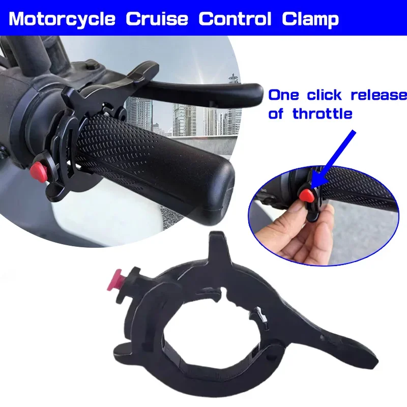 Motorcycle Cruise Control Throttle Accelerator Assist Grips High Grade Aluminum Lock Assist Retainer Motorcycle Accessories