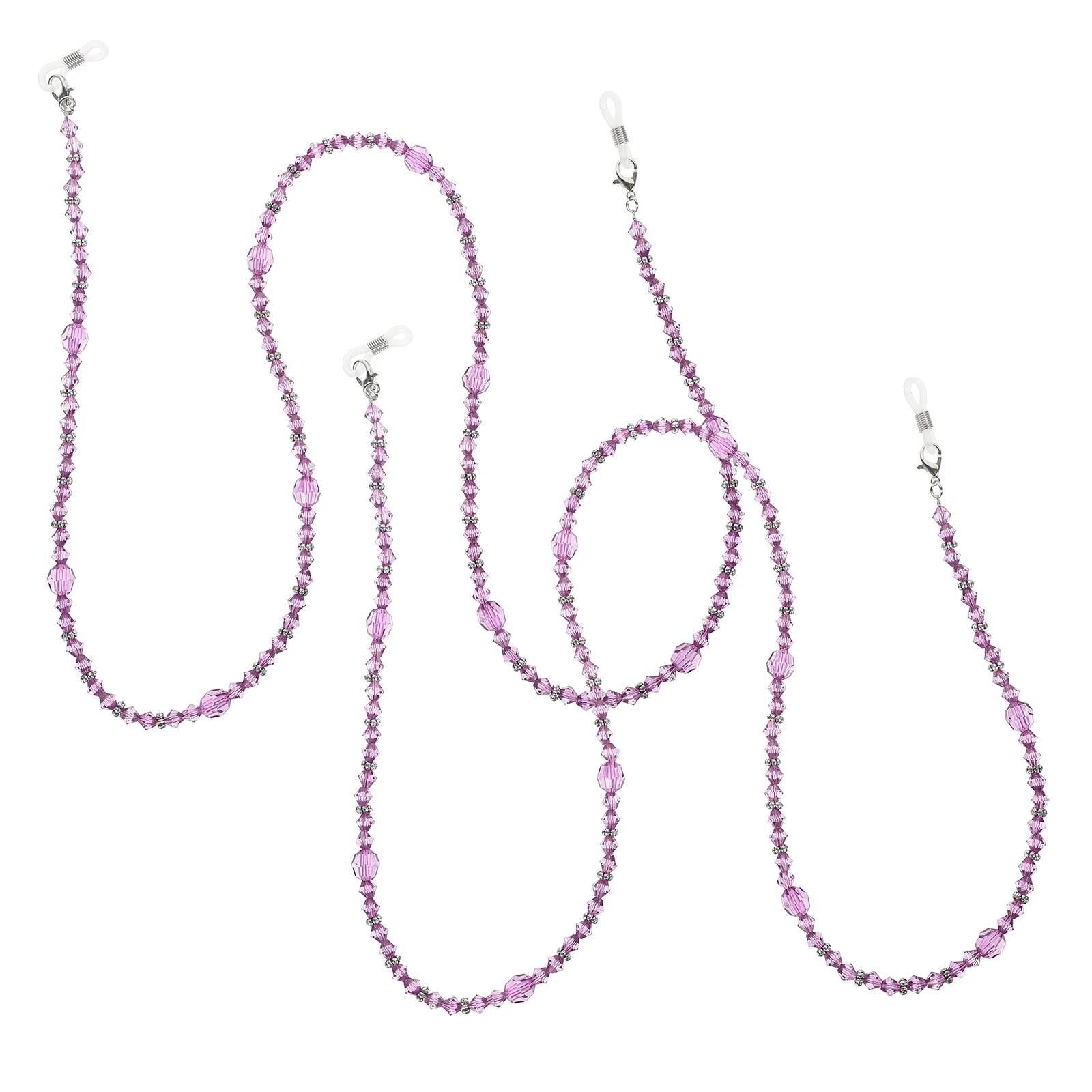 

2Pcs Glasses Chain Comfortable Safe Beaded Necklace for Eyeglasses Holders Handmade Premium Material Long Use Suitable All