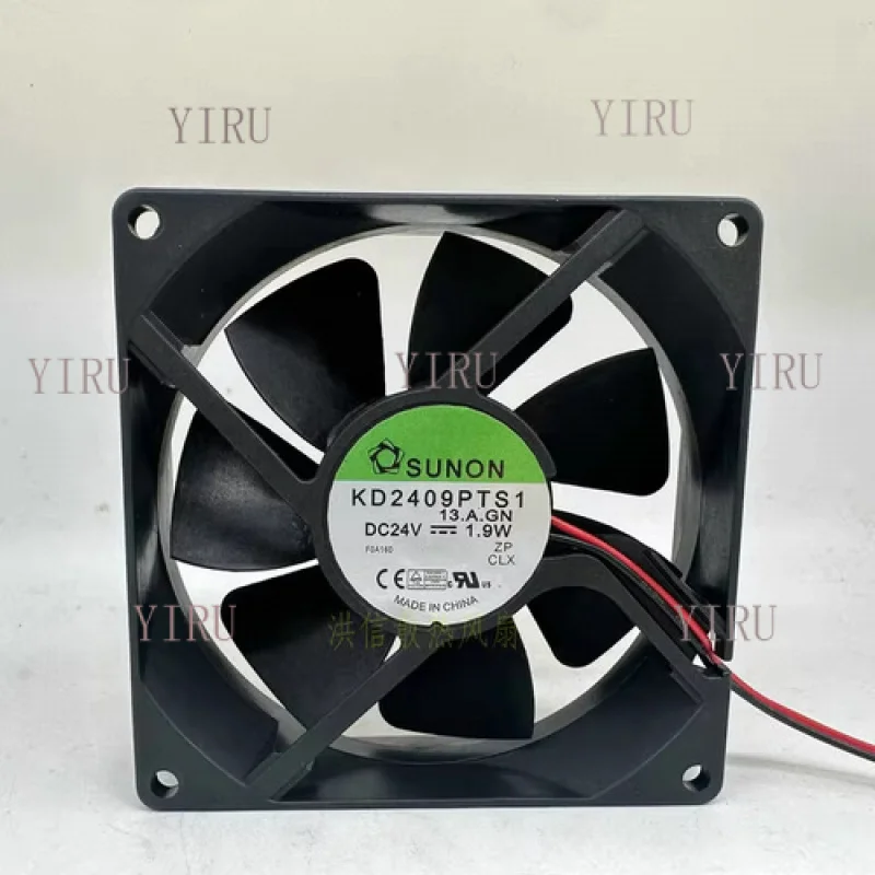

L 1 шт. для вентилятора SUNON KD2409PTS1 DC24V 1,9 Вт 9225 9 см инверторный вентилятор 2-проводной охлаждающий вентилятор