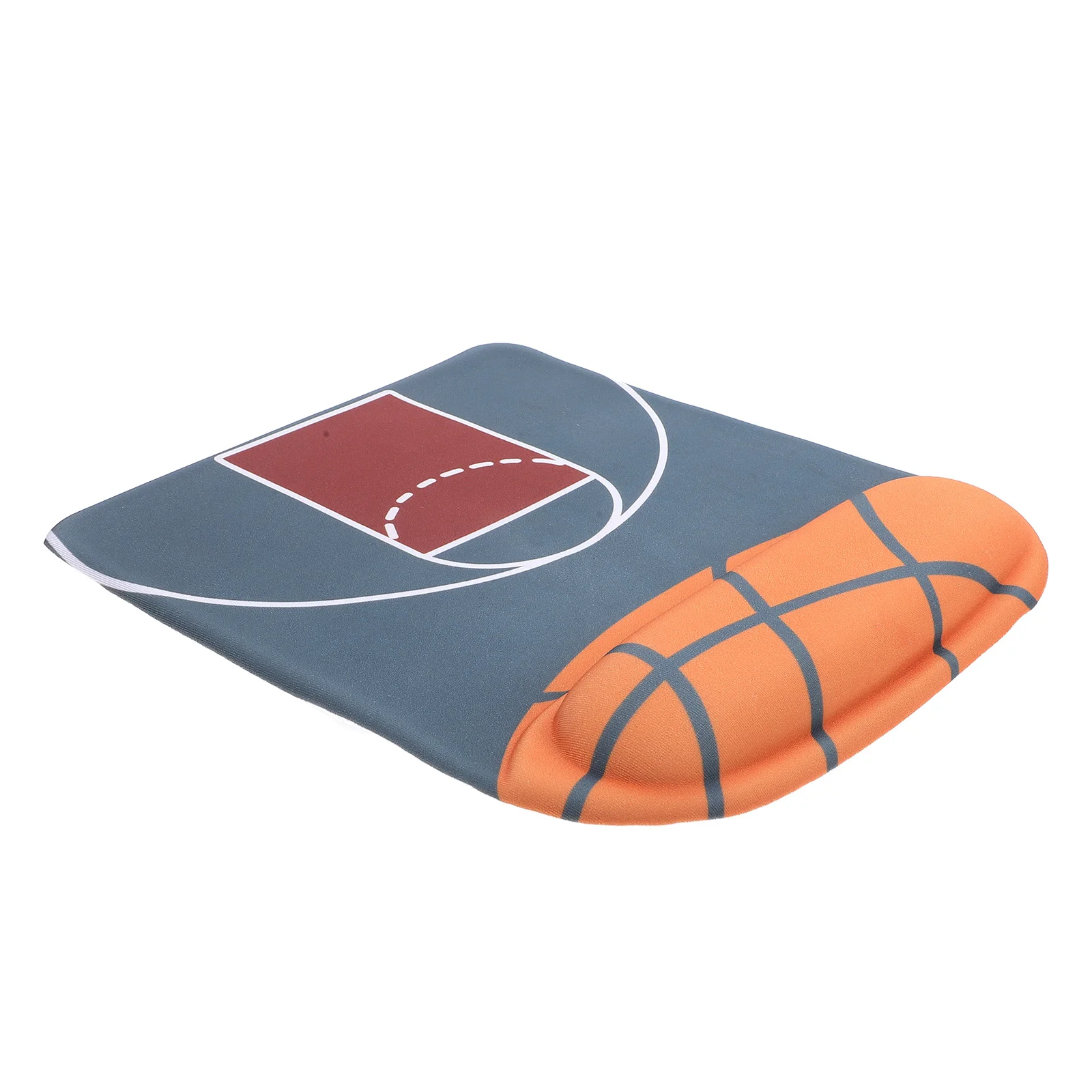 

Computer Mouse Pad with Wrist Rest Basketball Pattern Ergonomic Design Anti-Skid Surface for Laptop Desktop Gaming Office Work