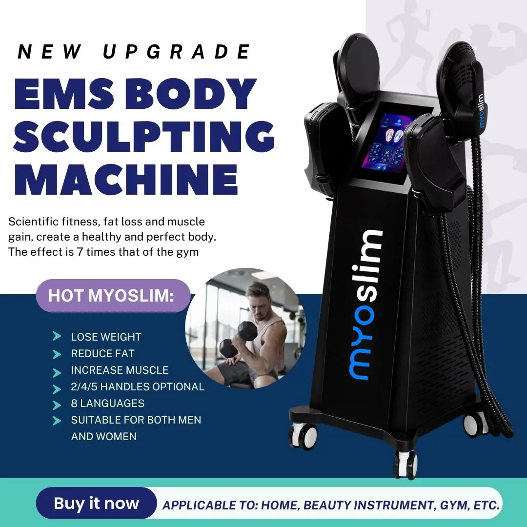 MYOslim Professional EMS Body Sculpt Machine for Beauty Salon Spa Fat Reduction Muscle Building Waist Hip Lift Equipment