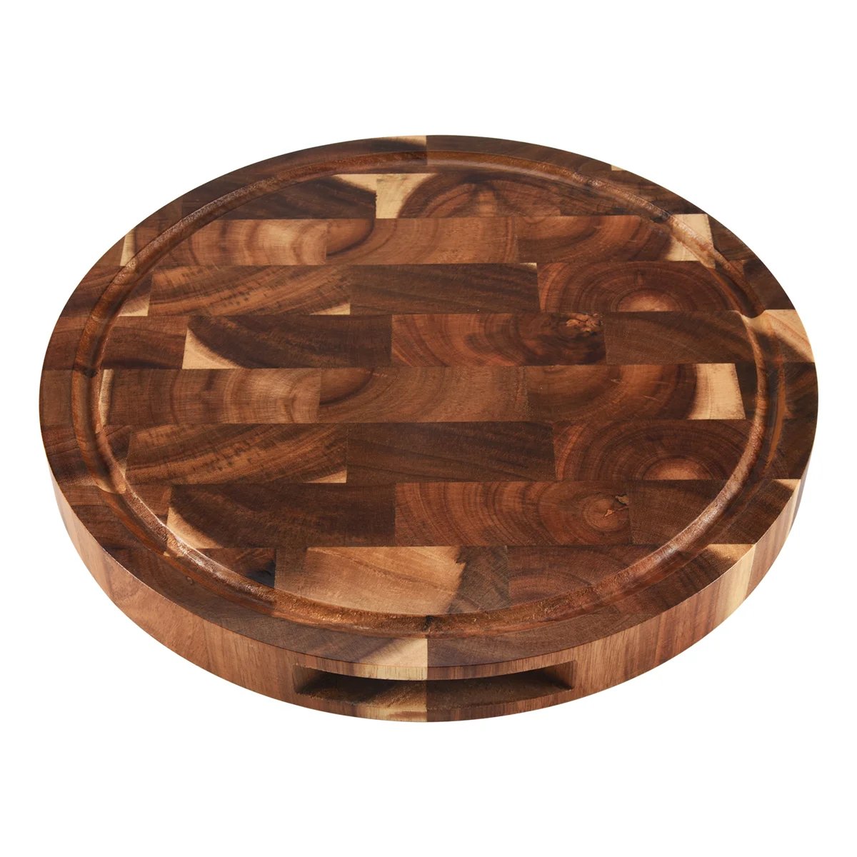 AD30- Wood End Grain Cutting Boards Wooden Butcher Block Meat Cutting Wood Thick Board Round Wood Chopping Boards