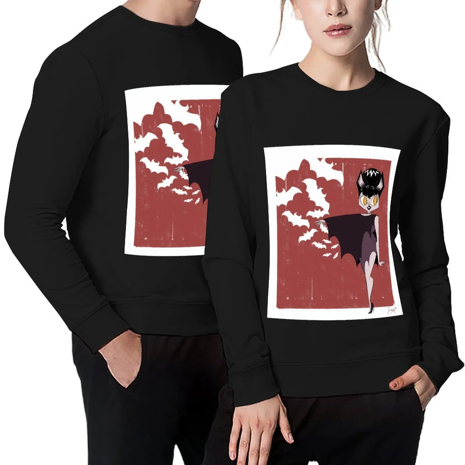 

Dinner at Dracula’s Pullover autumn jacket men korean autumn clothes men clothes winter clothes sweatshirts men