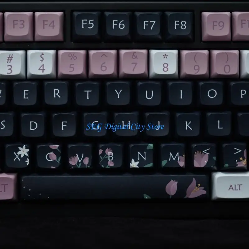 U75B XDA 127Key KeyCaps FlowerCap Set Heat Sublimated migliora durata