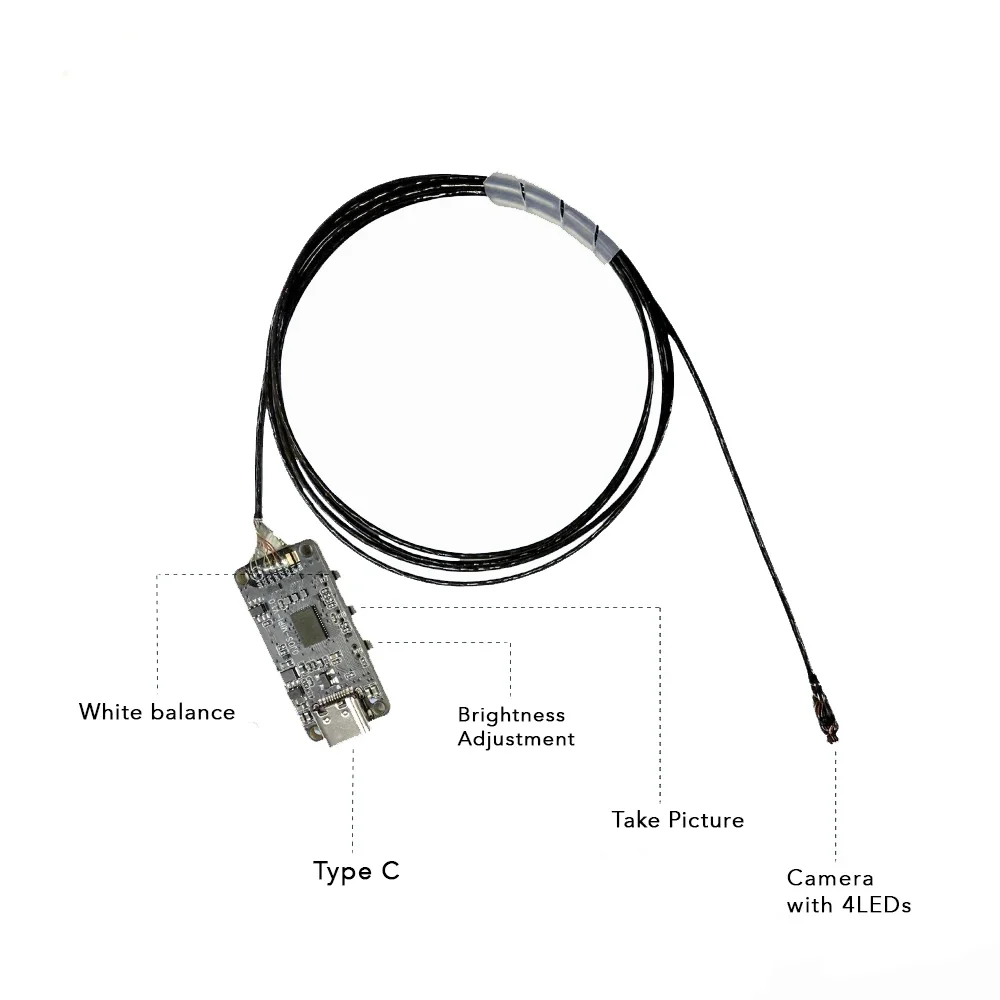 Factory Direct 1280x720 Pixels OV9734 Industrial Medical Endoscope Camera Module Mini Endoscopy Camera Equipment