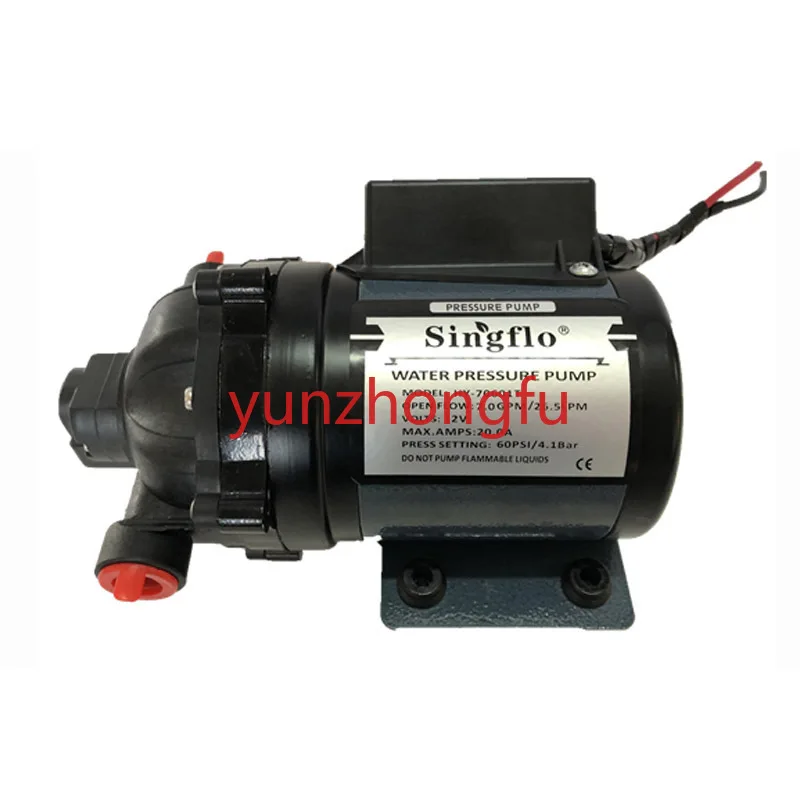 7GPM 60PSI hy70601t agriculture diaphragm pumps 12v dc small electric motor water pump