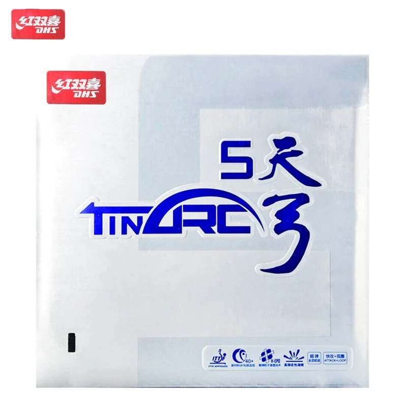 

Оригинальная губка для настольного тенниса DHS TINARC 5, TINARC-5 DHS Stick, резиновая губка для торта, пинг-понга для быстрой атаки