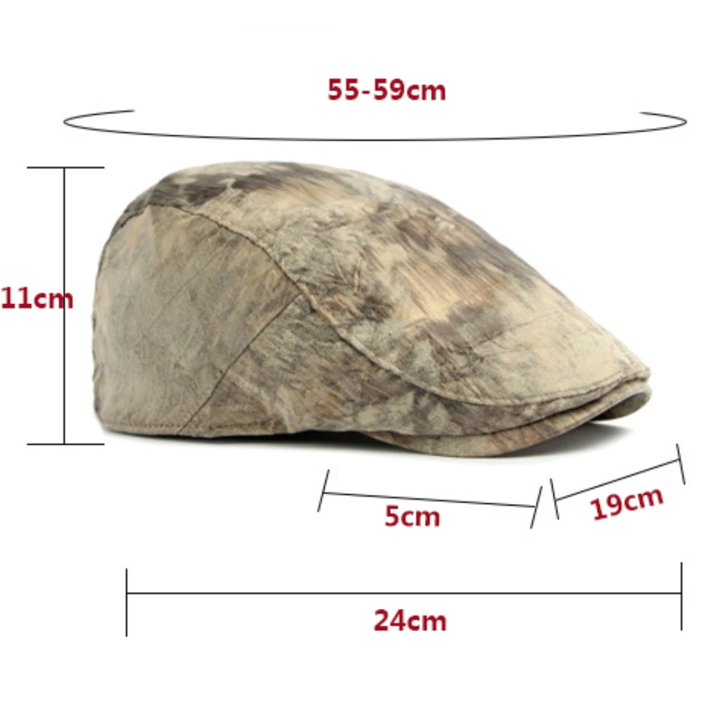 HT5105 Herren- und Damen-Baskenmützen Vintage Künstler-Malermütze Verstellbare Ivy-Flatcap Unisex Neue Frühling-Herbst-Baskenmütze – Detail 1