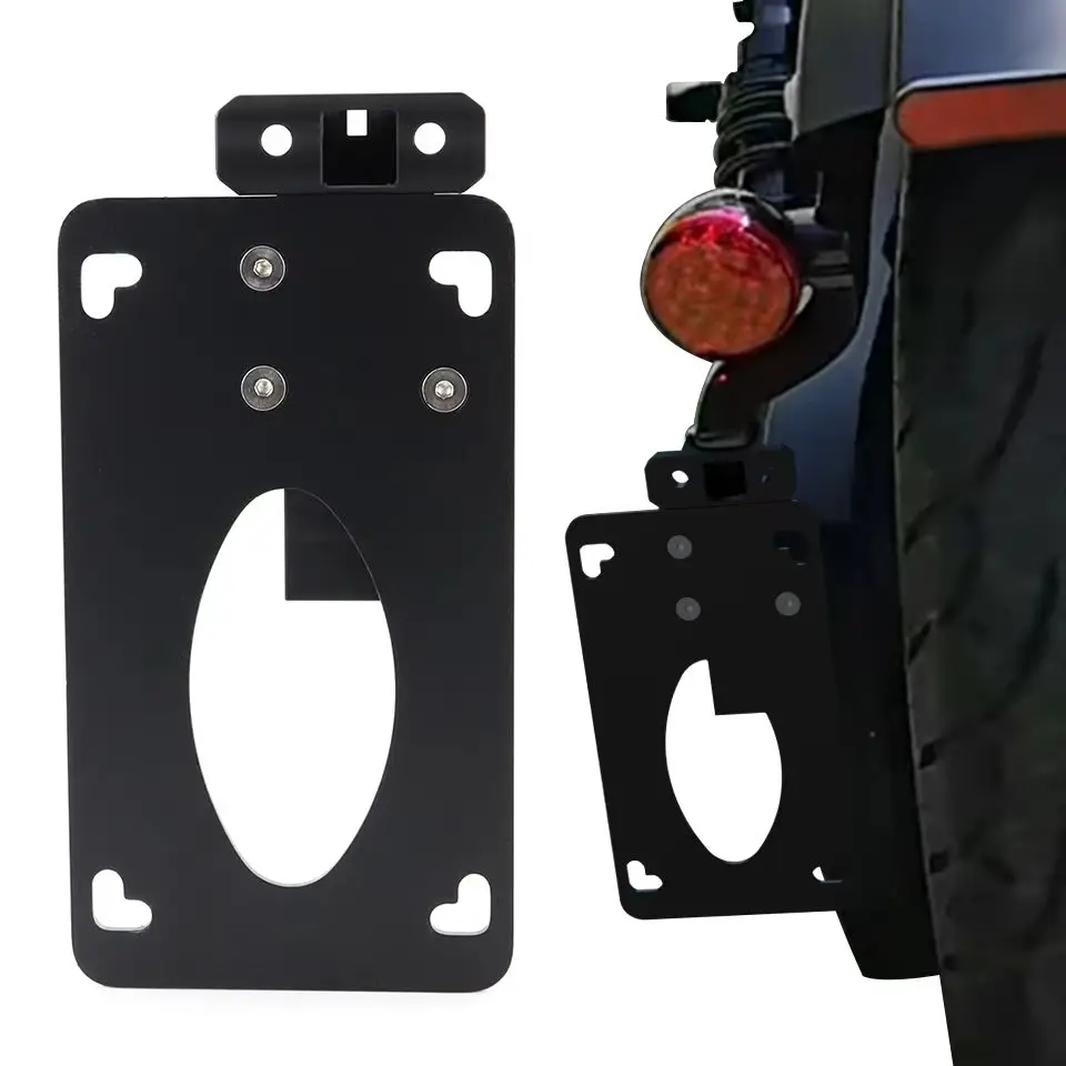 

Motorcycle Fender Eliminator kit Fit For Indian Scout Bobber 2025+ Side Mount Bracket Vertical License Number Plate Holder
