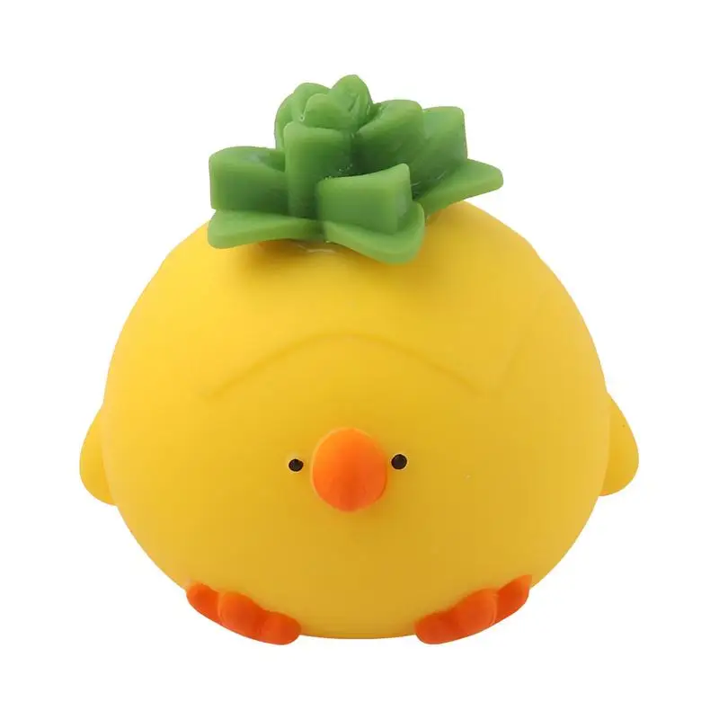 

Sensory Pinch Toys Relieve Stress Pineapple Chicken Shaped Toy Relieve Stress Toy Animal Pinch Press Ball Creative Fidget Toys